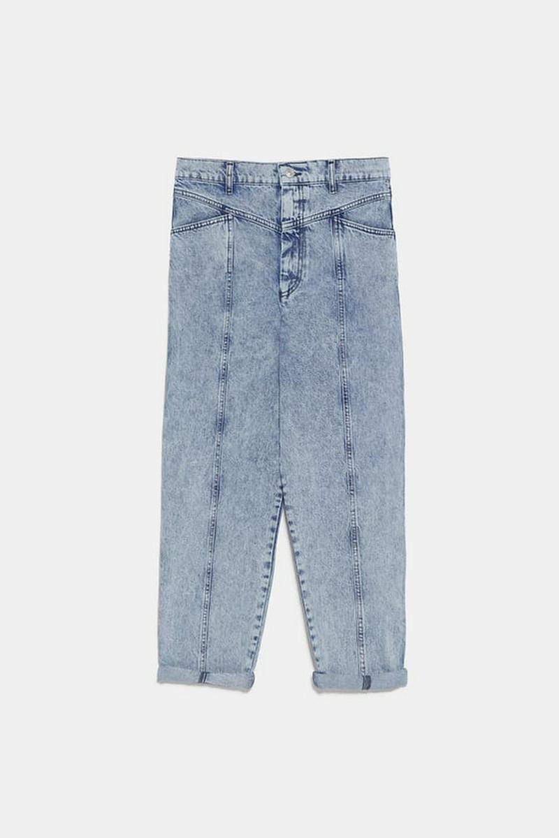 ZW PREMIUM ‘80S BAGGY ACID BLUE JEANS