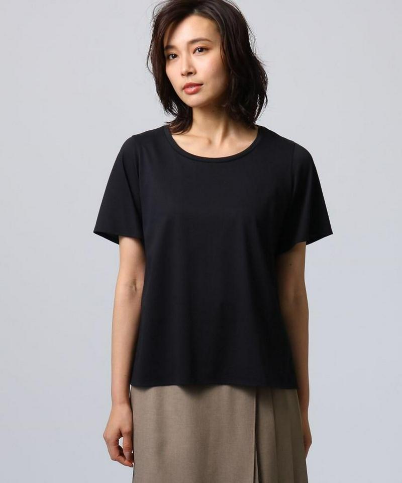 [L]コットンレーヨンTシャツ