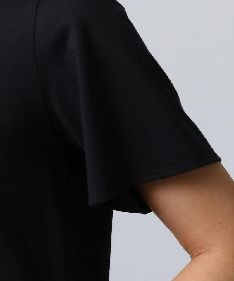 [L]コットンレーヨンTシャツ