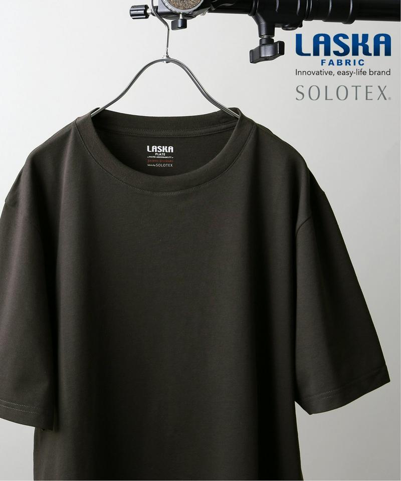 《予約》【LASKA】×【SOLOTEX】PLATE クルーネック