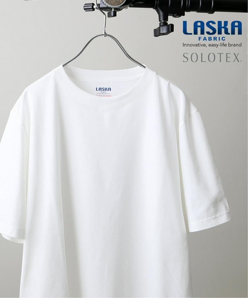 《予約》【LASKA】×【SOLOTEX】PLATE クルーネック