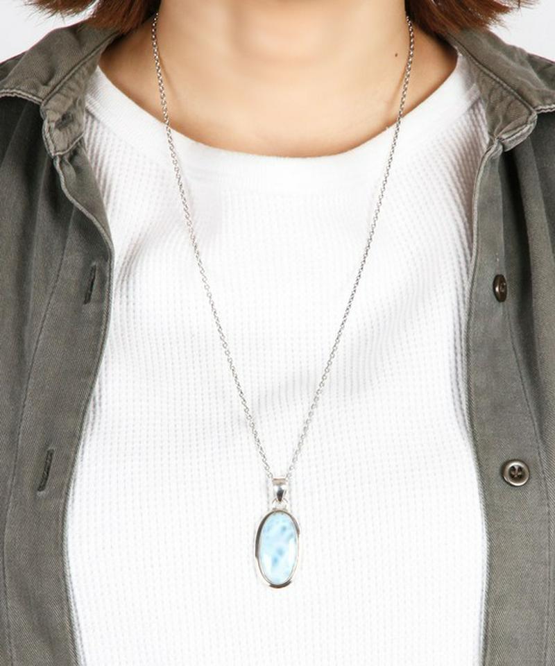 【フランス買付】ラリマーネックレス 19