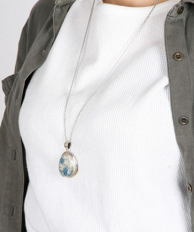 【フランス買付】K2ジャスパーネックレス 19
