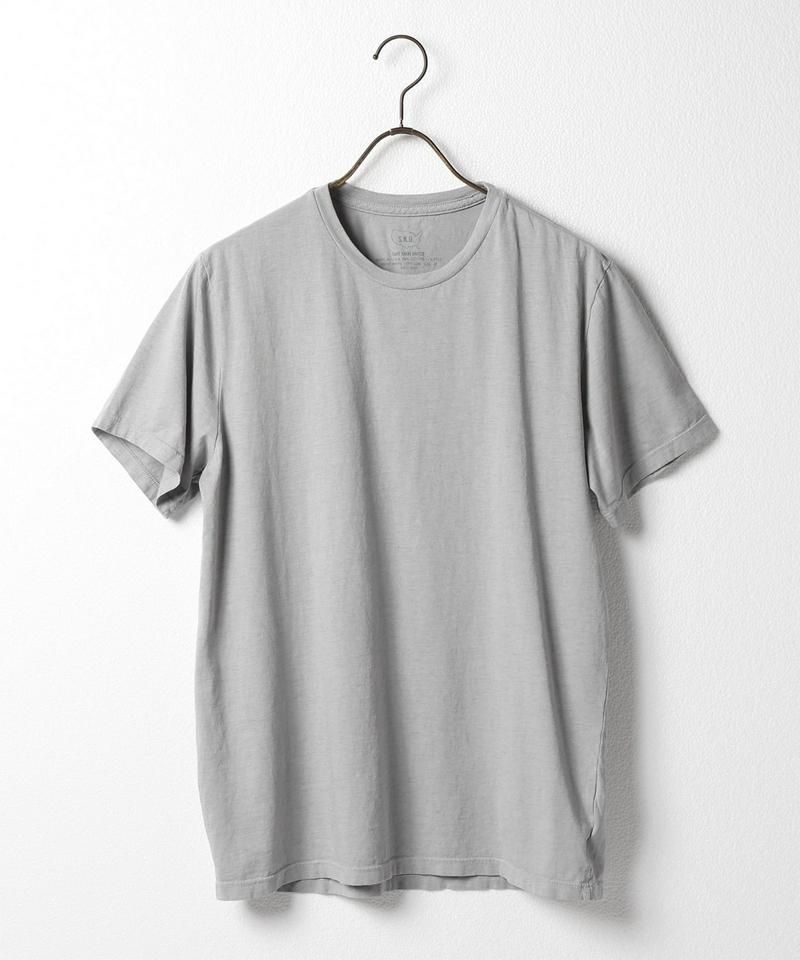 SKU S/S OATMEAL HEATHER CREW TEE