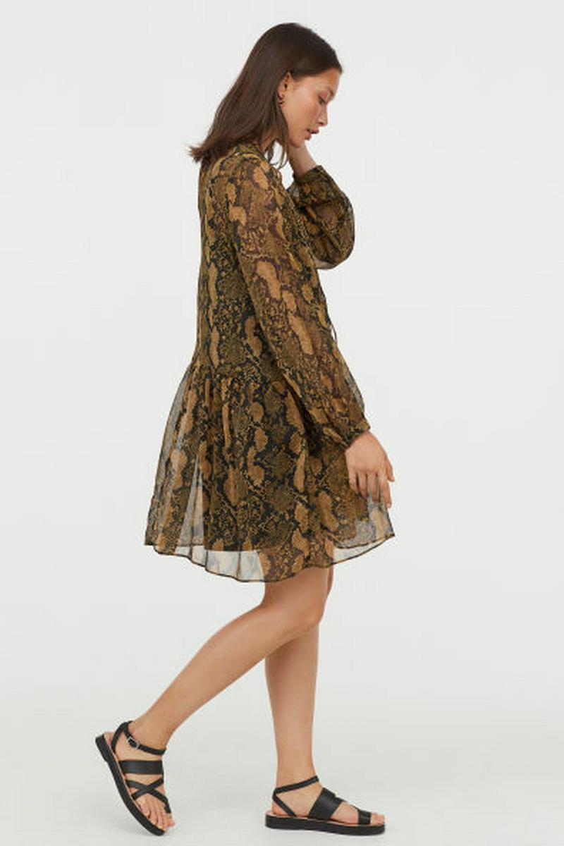 シフォンワイドワンピース