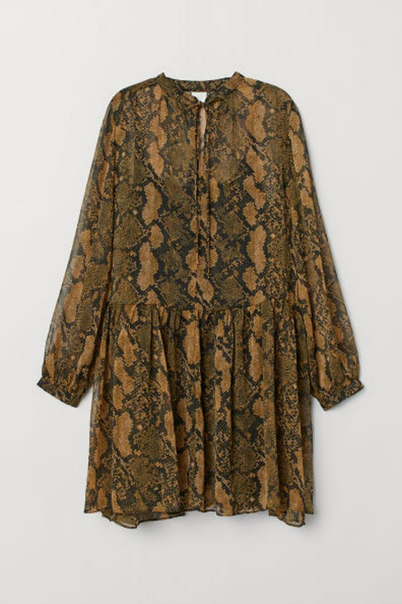 シフォンワイドワンピース
