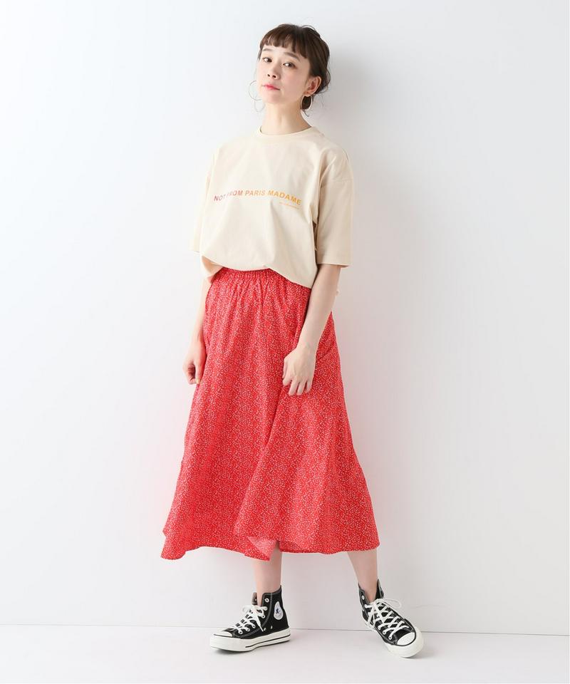 【DROLE DE MONSIEUR / ドロール・ド・ムッシュ】 SHADED SLOGAM Tシャツ
