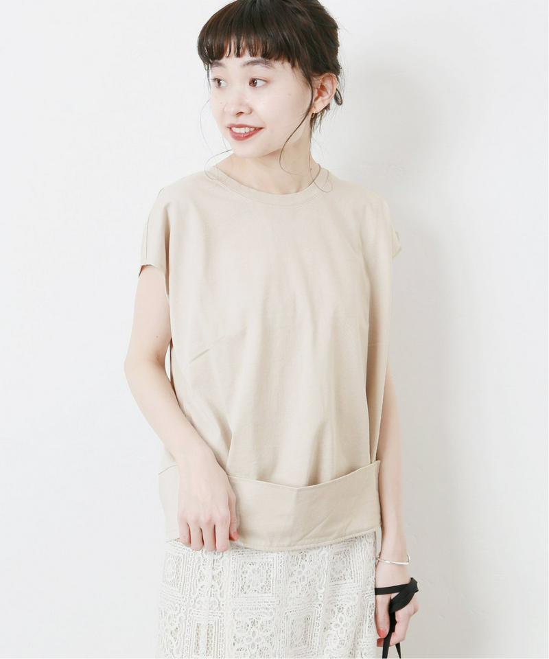 《予約》《WEB限定》JS+eシルケットコットンアシメヘムプルオーバー◆