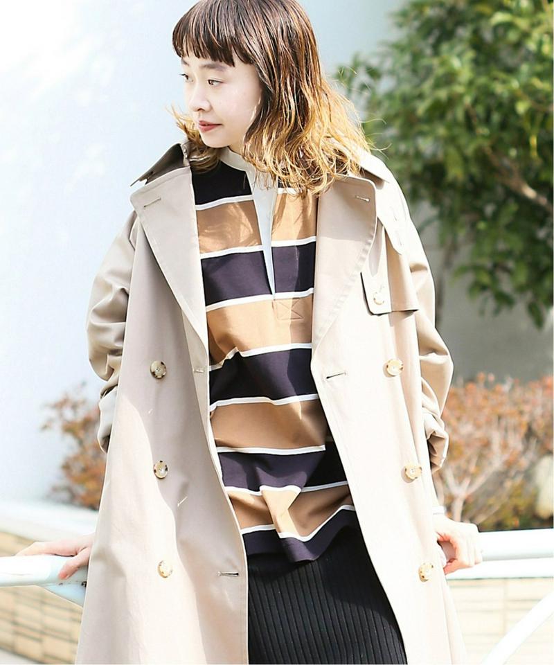 《追加予約》《WEB限定》JS+eバスクボーダーラガーシャツ◆