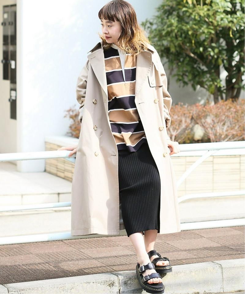 《追加予約》《WEB限定》JS+eバスクボーダーラガーシャツ◆