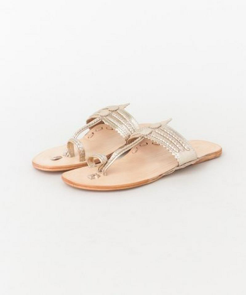 ne Quittez pas　LEATHER CHAPPAL SANDAL