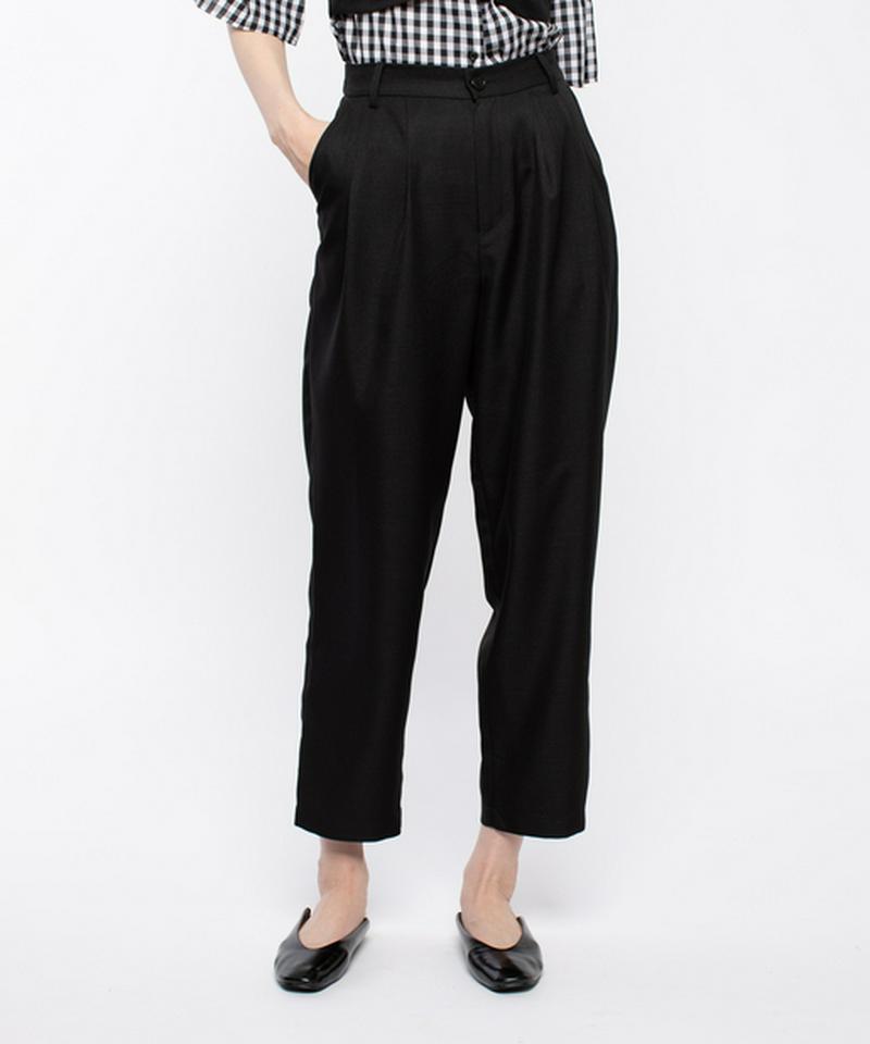 リネンライクテーパードパンツ