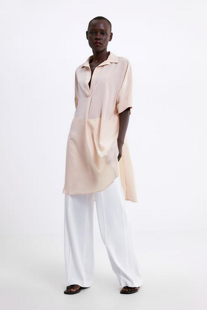 ロングシャツ　