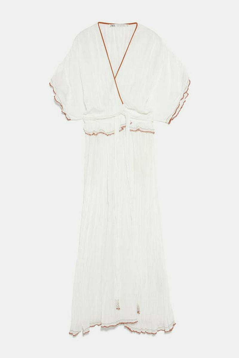 LIMITED EDITION ZARA STUDIO コントラストパイピングワンピース