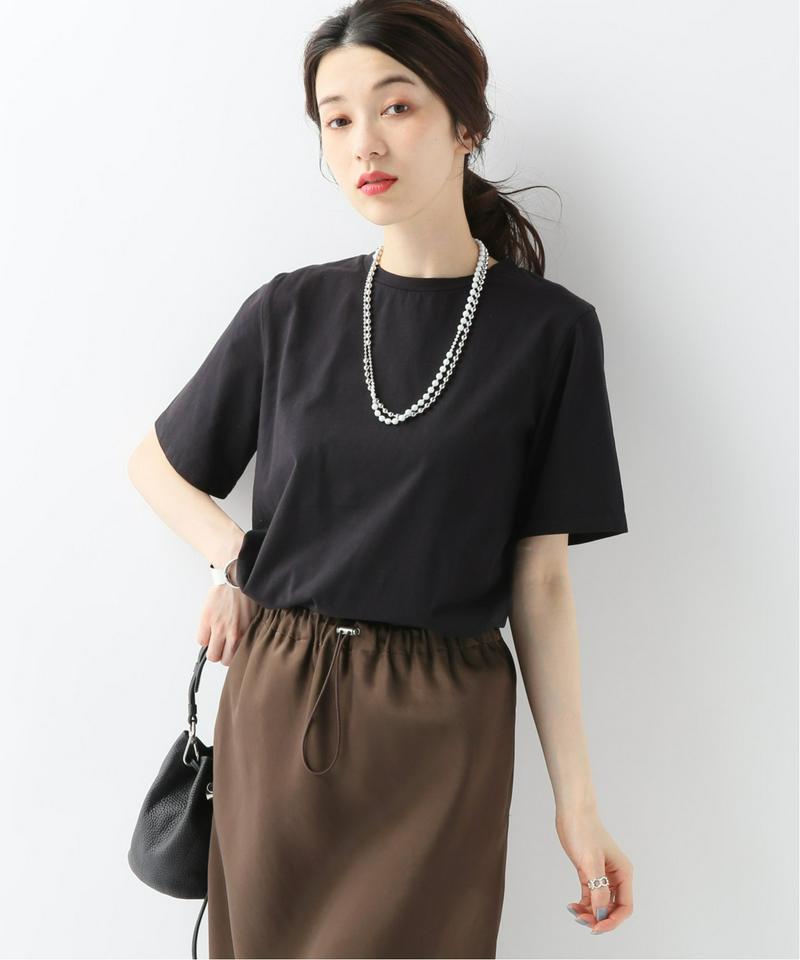 【NEU】SILKコットンクルーネックTシャツ