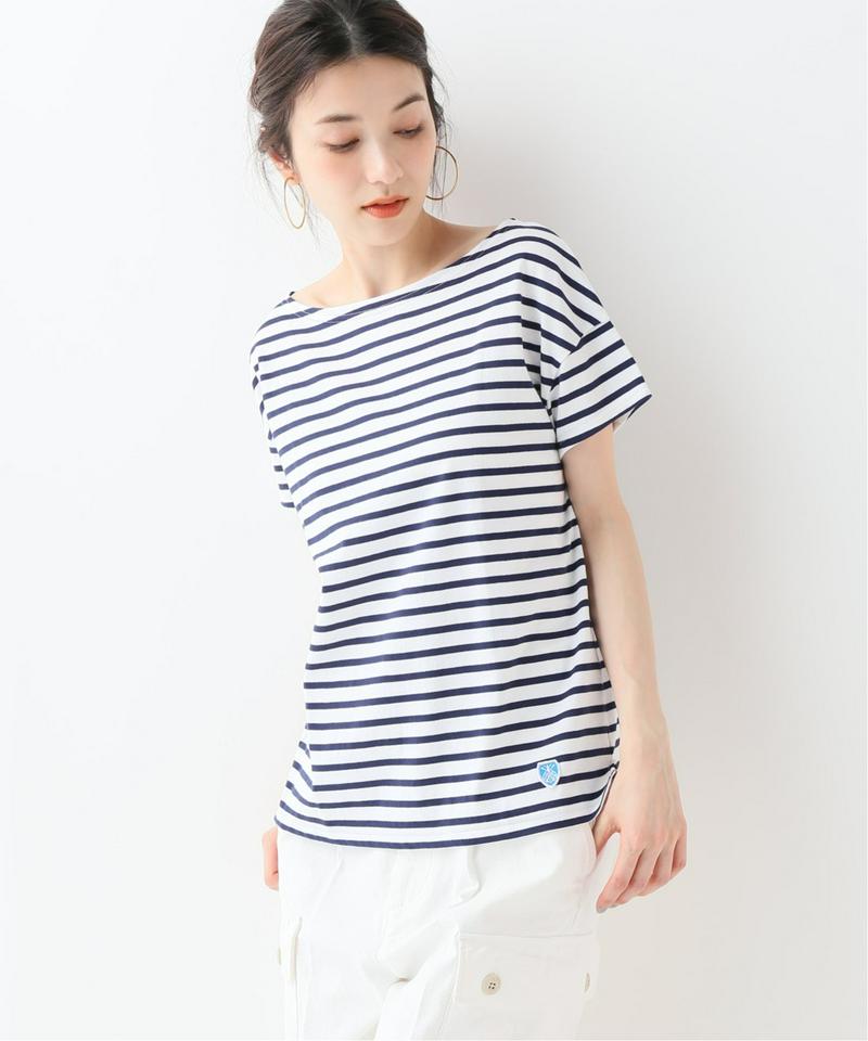 【ORCIVAL/オーシバル】 40/2 2EGULAR STRIPE：カットソー