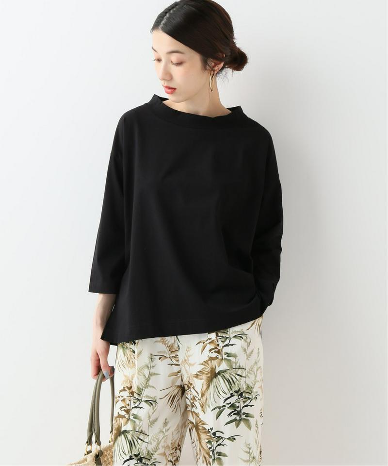 ハイネックワイドTシャツ