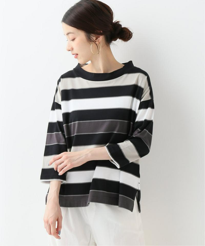 ハイネックワイドTシャツ
