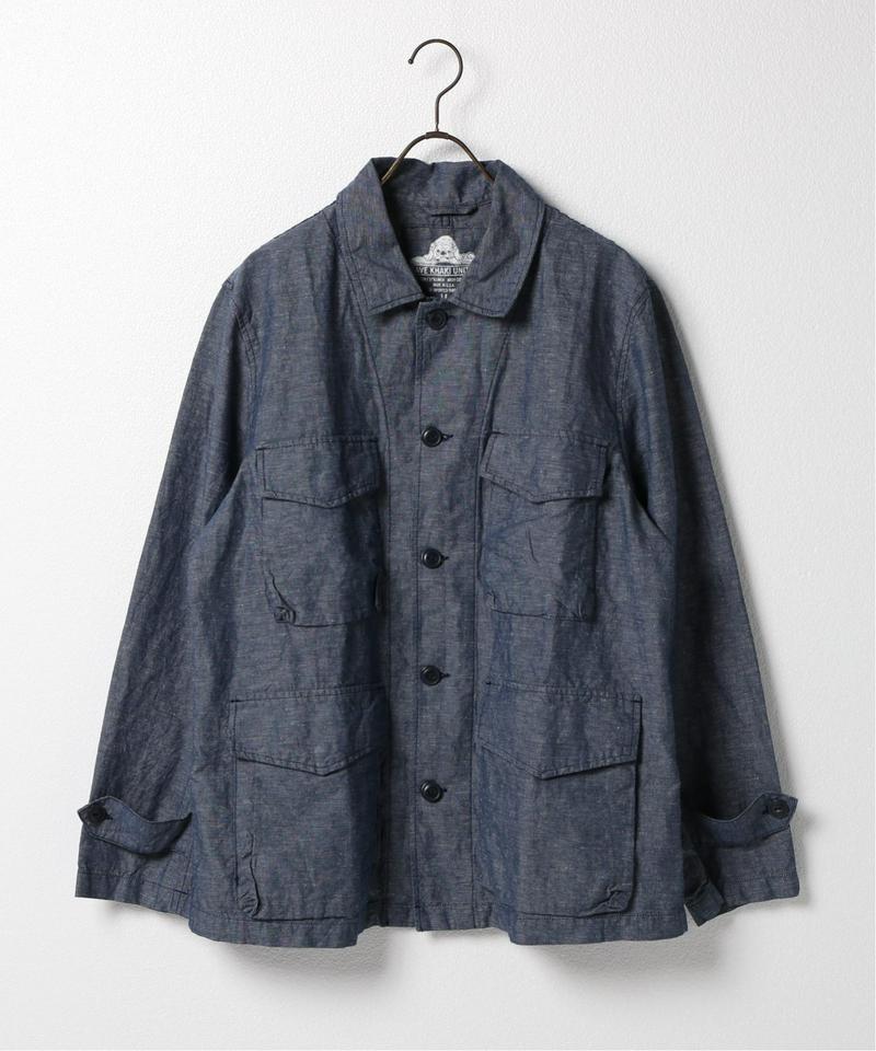 SKU COTTON LINEN CHAMBRAY SPORTMAN JACKET
