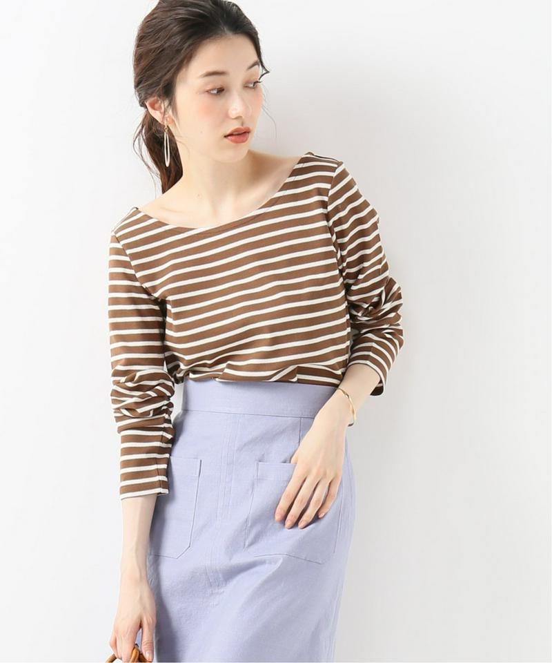 IENA LA BOUCLE サーフニット バックオープンプルオーバー◆