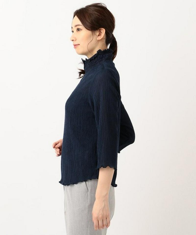 【洗える】PleatsPolo カットソー