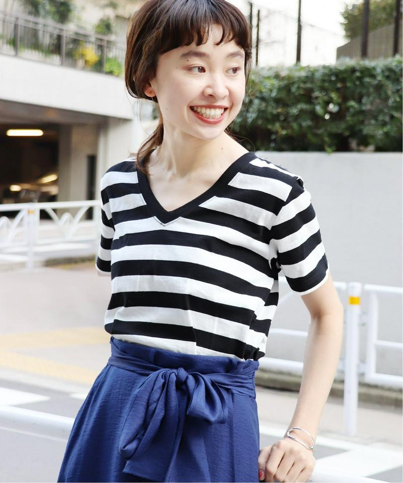 《予約》《WEB限定》JS+e US強燃コットンVネックTシャツ◆