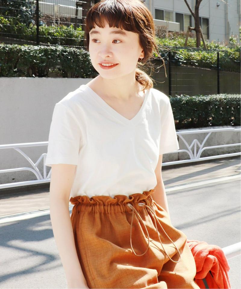 《予約》《WEB限定》JS+e US強燃コットンVネックTシャツ◆