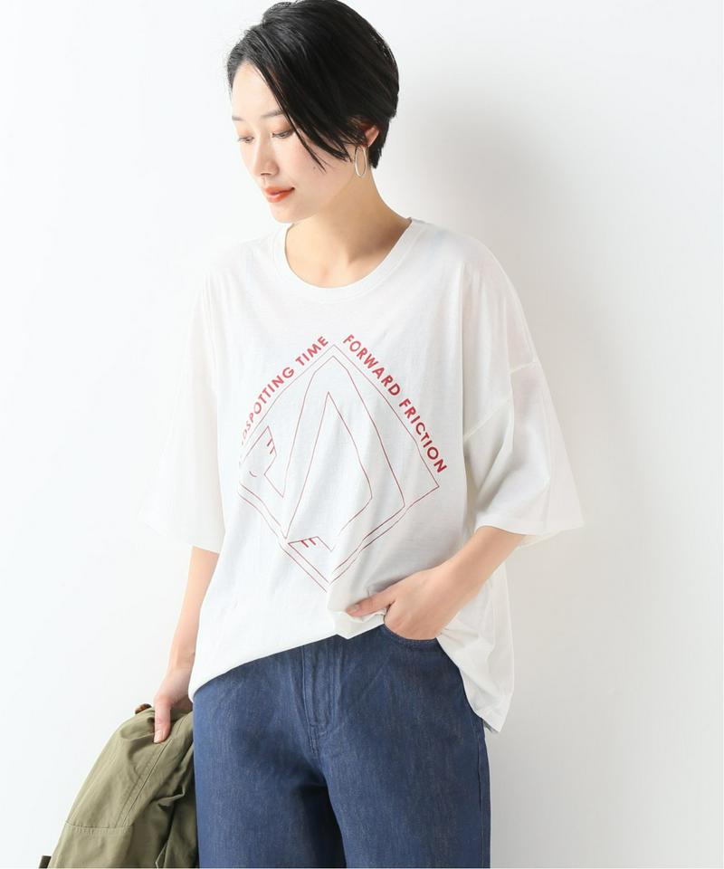 【BASERANGE/ベースレンジ】BOB TEE WITH PRINT TEE：Tシャツ