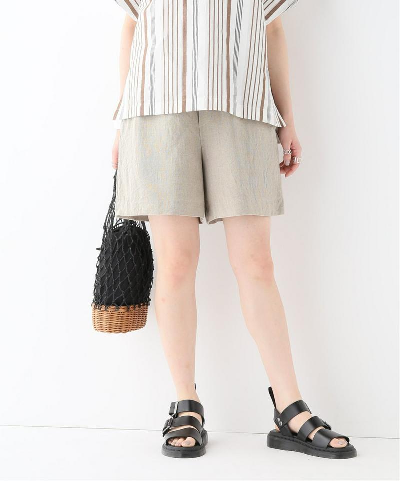 20リネンハーフパンツ