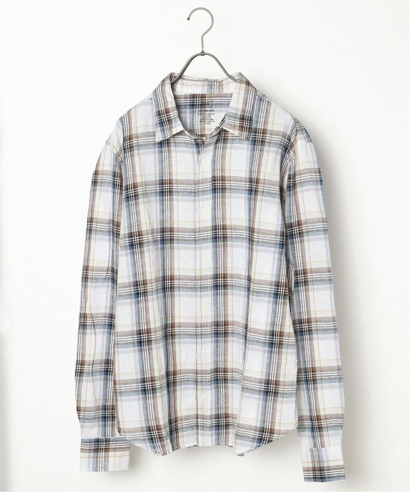 SKU COTTON LINEN MADRAS EASY SHIRT