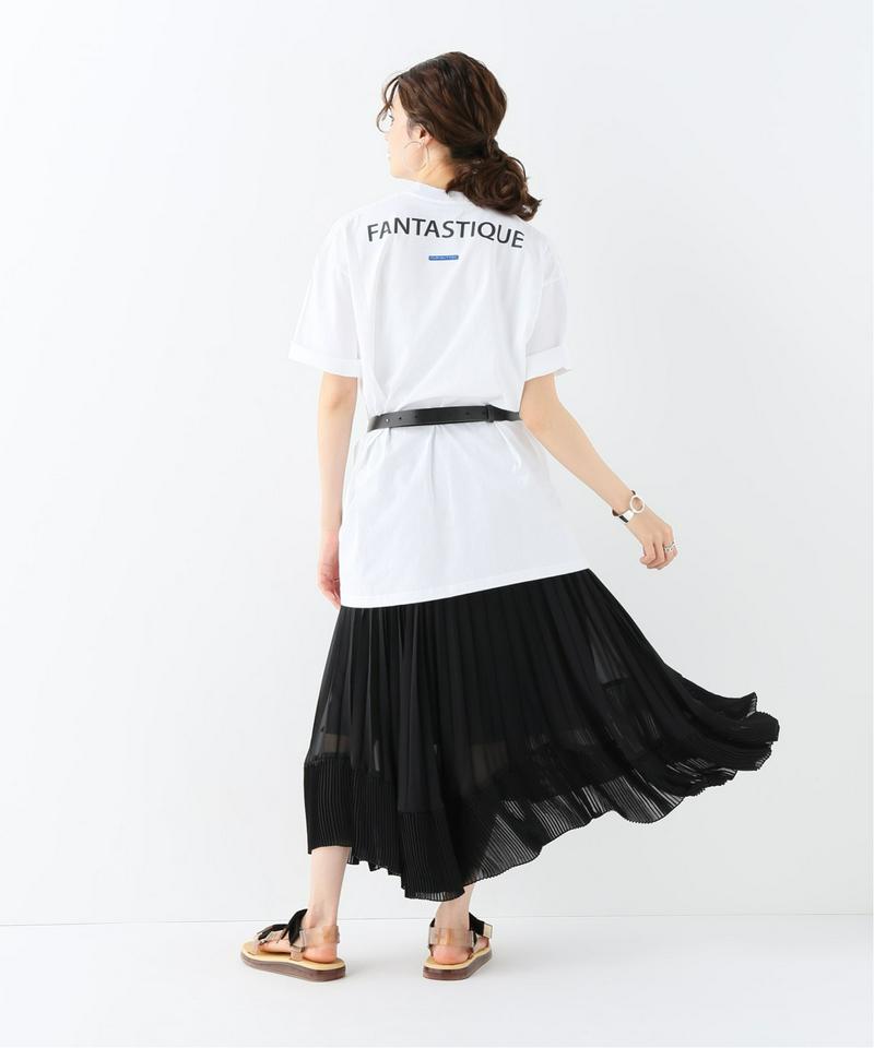 【pushBUTTON/プッシュボタン】CURL HAIR FACE TEE:Tシャツ
