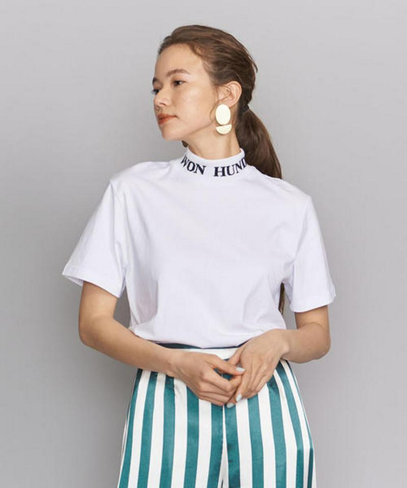 ＜WON HUNDRED＞ロゴハイネックTシャツ