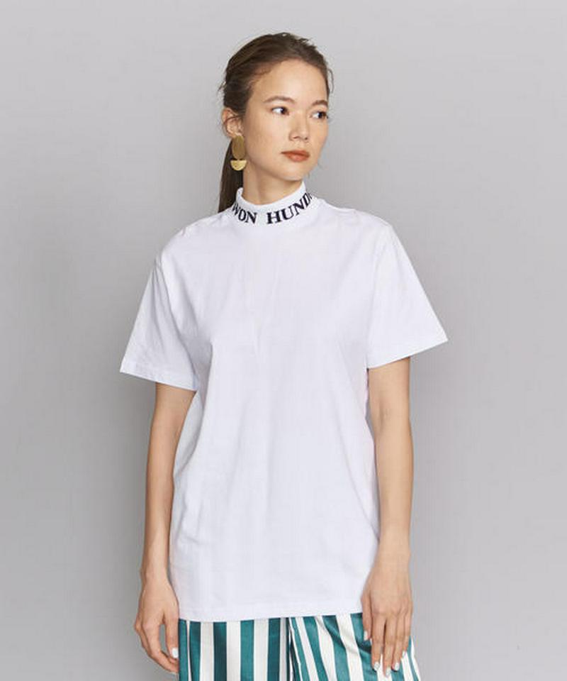 ＜WON HUNDRED＞ロゴハイネックTシャツ
