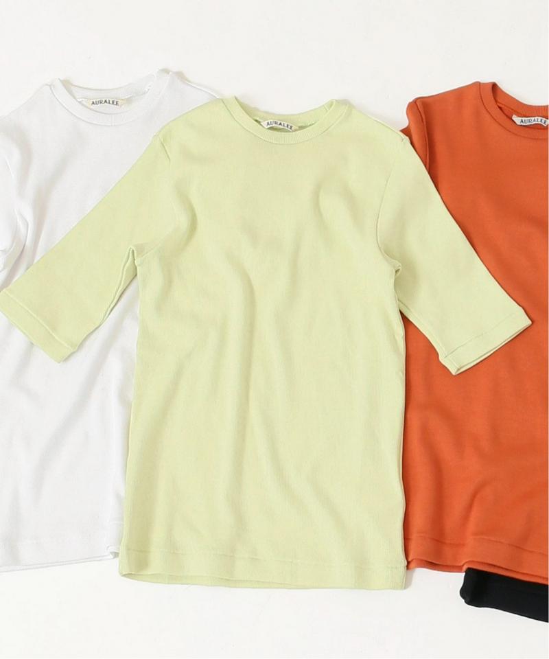 AURALEE LUSTER RIB Tシャツ◆