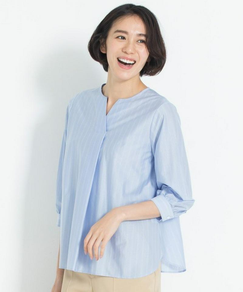 【洗える】STRIPE JERSEY カットソー