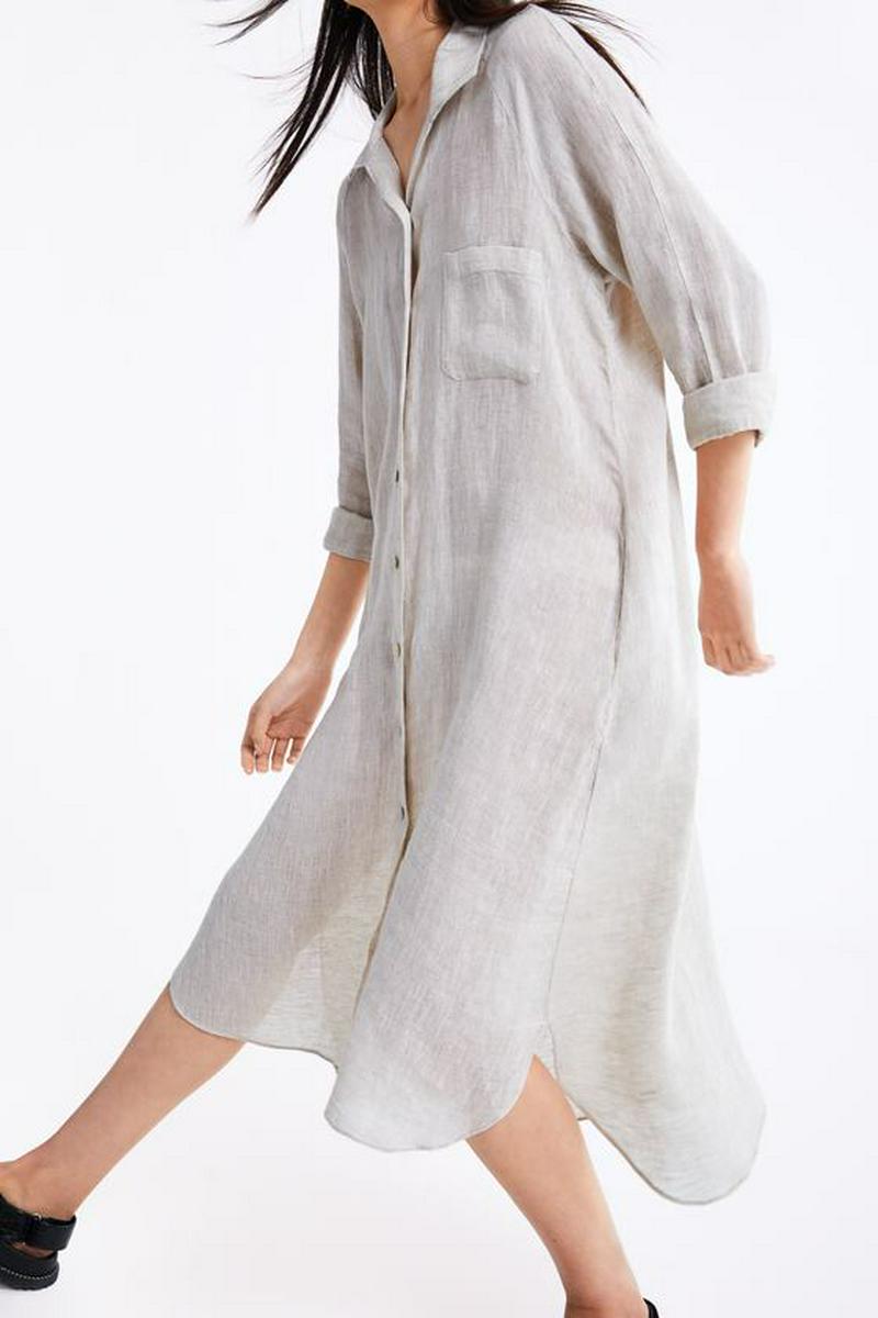LINEN DRESS