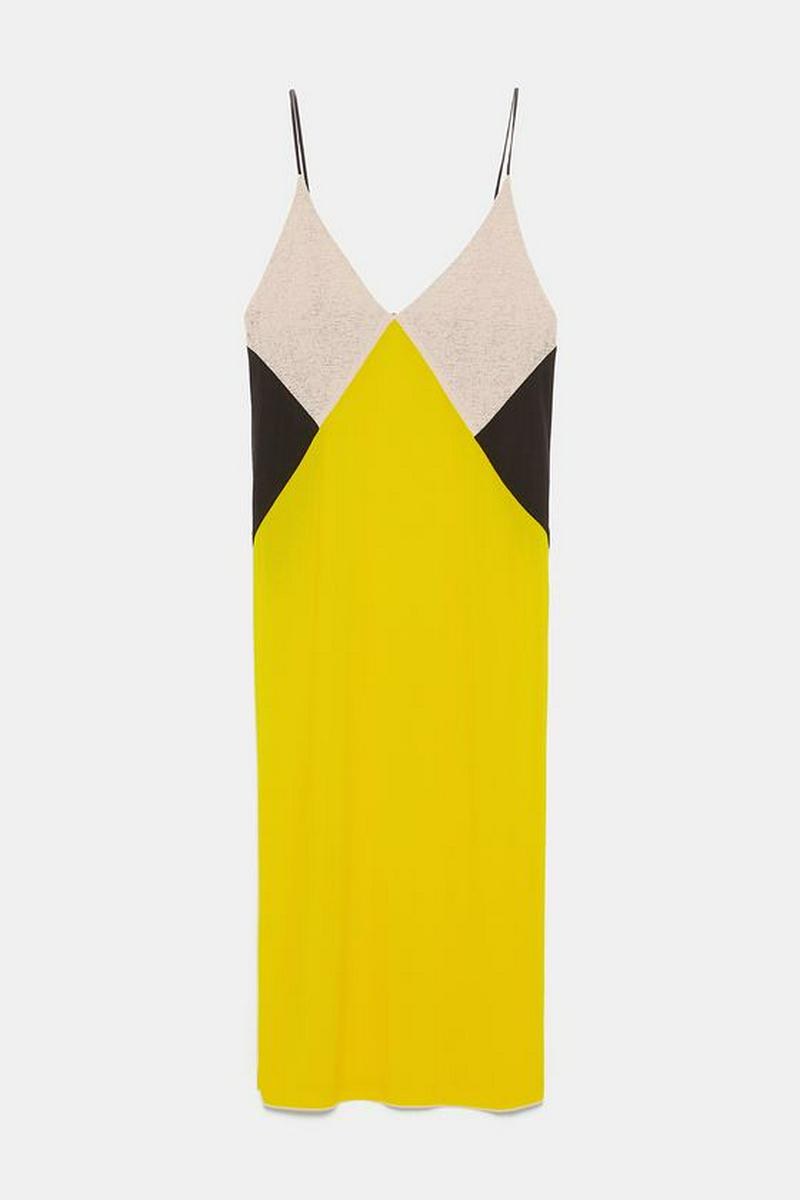 COLOUR BLOCK DRESS