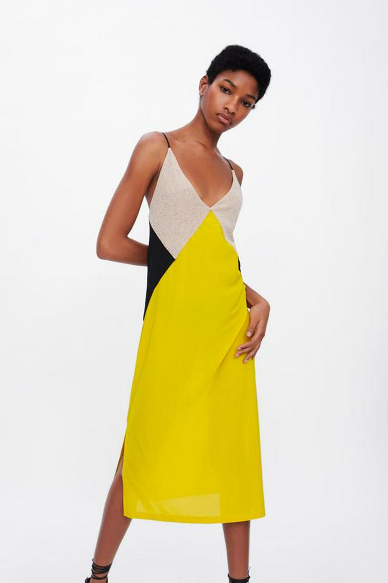 COLOUR BLOCK DRESS