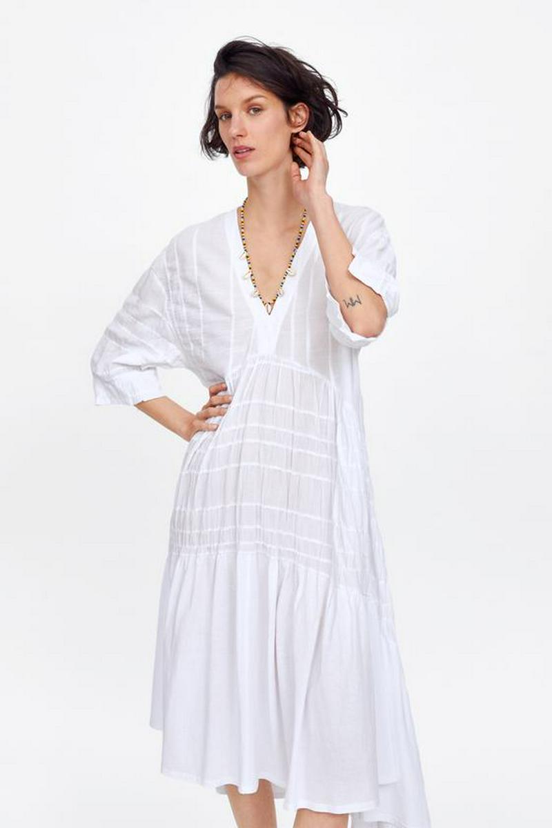 GATHERED DRESS