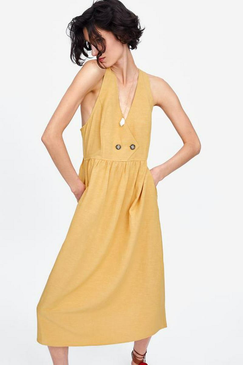 CROSSED STRAP DRESS