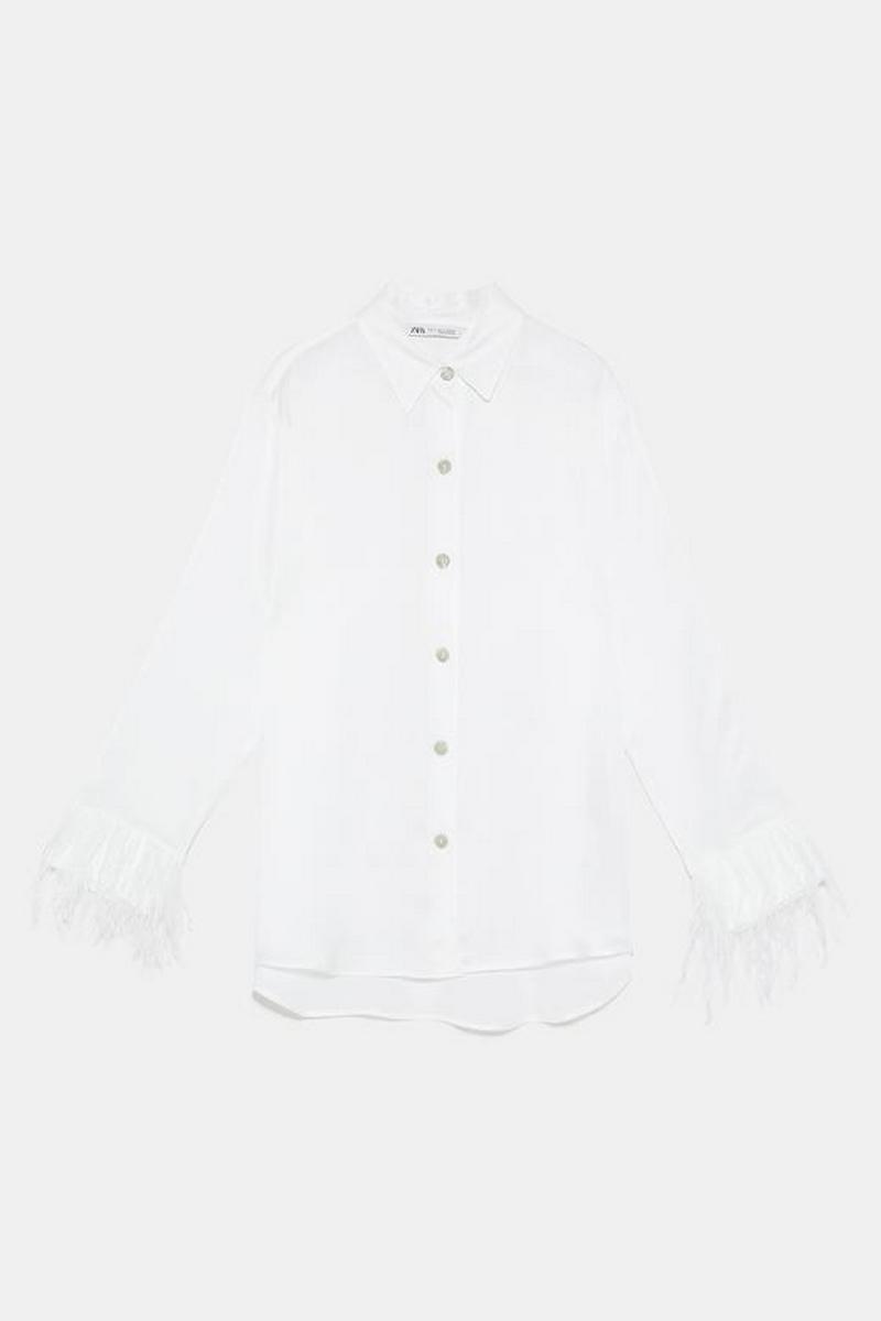 SHIRT WITH FEATHERS