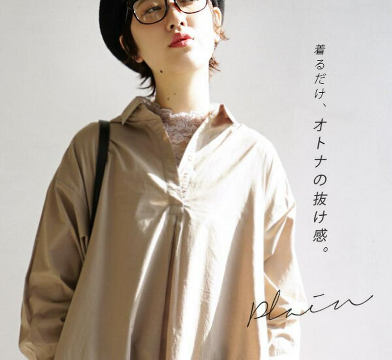 【クーポンで半額☆TOPで配布中☆8/27 13:59まで】ワンピース /清潔感漂うロングワンピース 。 レディース シャツワンピース スキッパーシャツ 長袖 大きいサイズ 綿100％ 【メール便可22】◆コットンローン スキッパーシャツワンピース