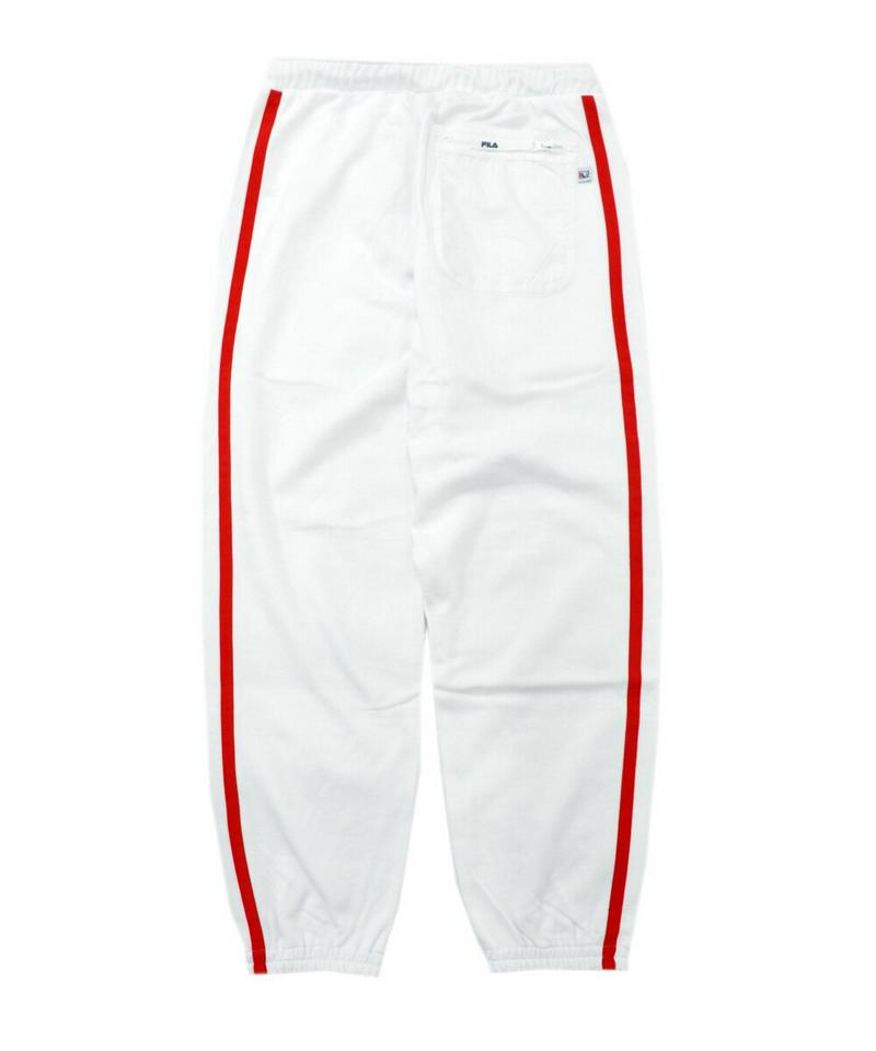 フィラ パンツ FILA EASY LONG PANTS ホワイト FM9539 メンズ ボトムス スウェット スウェットパンツ