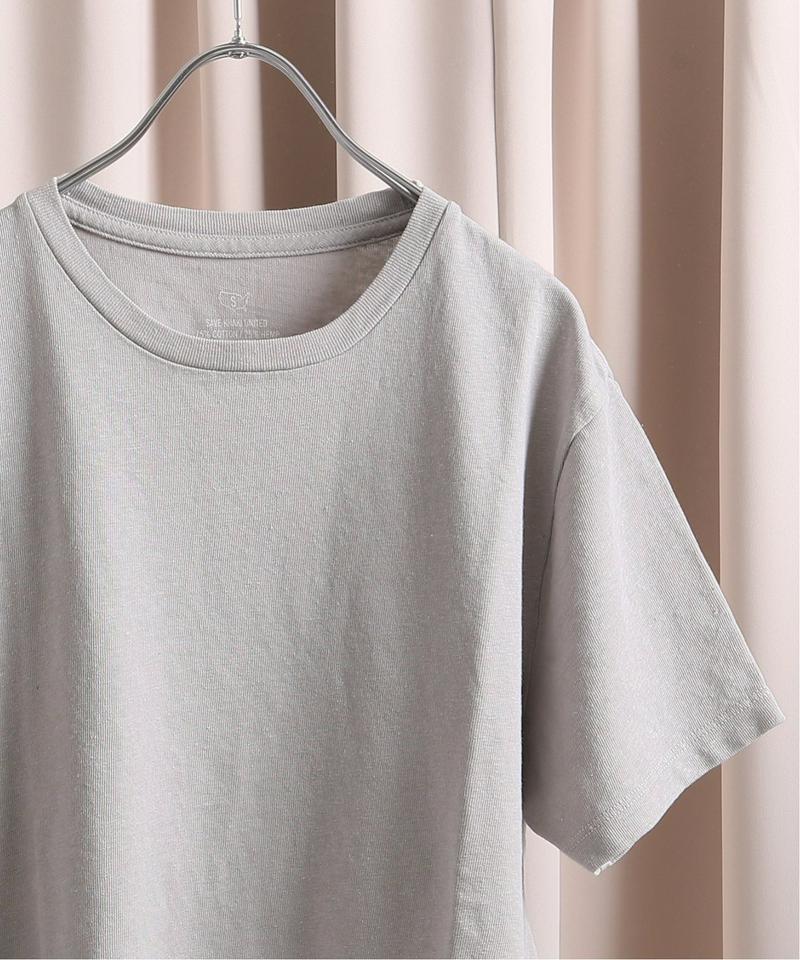 《WEB先行販売》SKU S/S COTTON HEMP CREW TEE