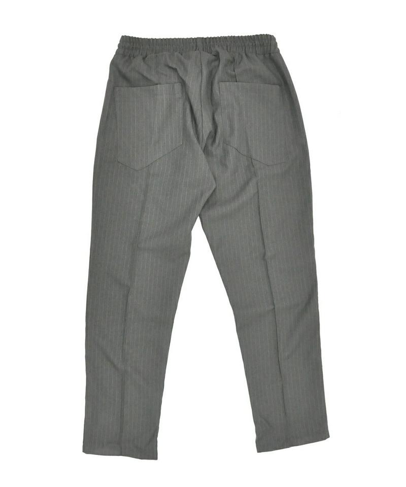 ルード スラックスパンツ ◆ RHUDE PIN STRIPE PANT 02APP04906 グレー ジャージ ロングパンツ 