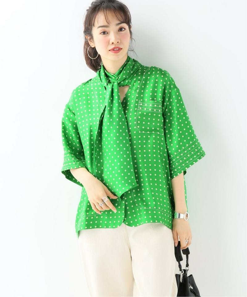【WALK OF SHAME/ウォーク オブ シェイム】POLKA DOT SHIRT:シャツ