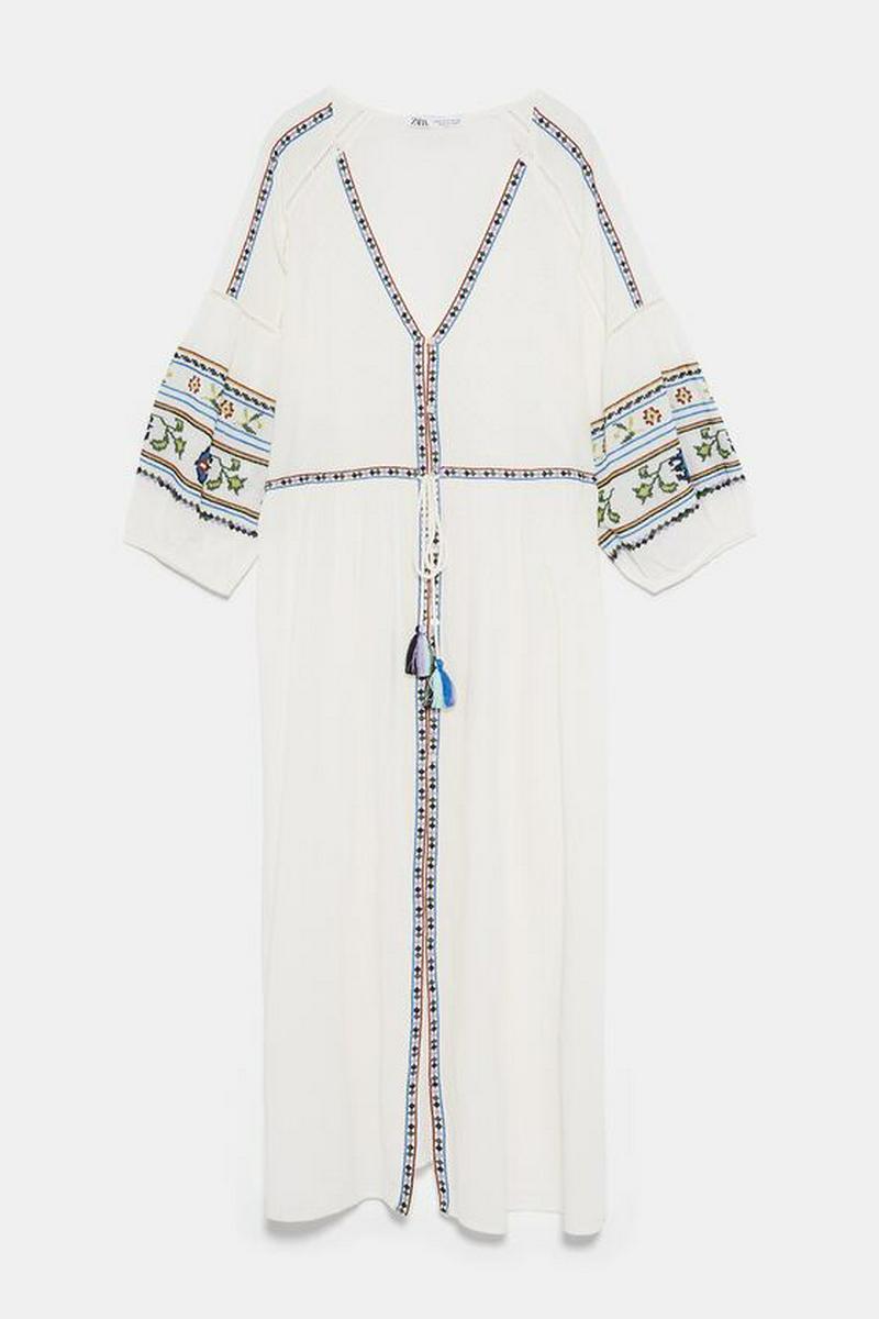EMBROIDERED DRESS