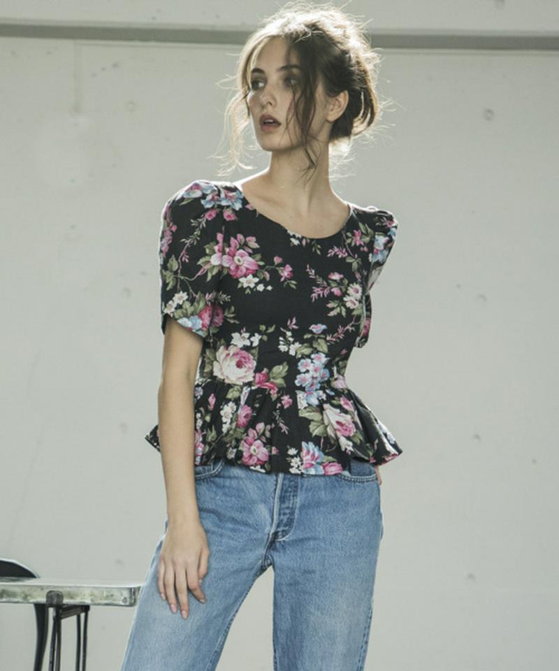 FLOWER PRINT BLOUSE