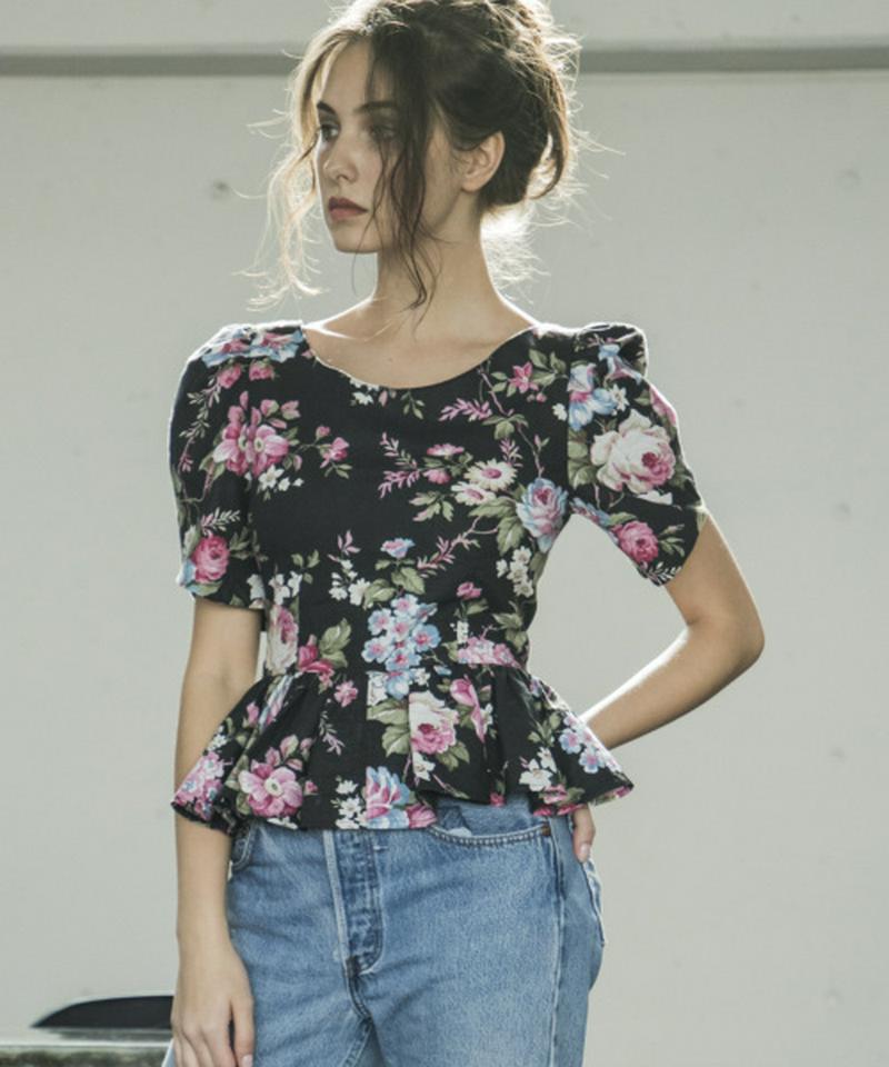 FLOWER PRINT BLOUSE