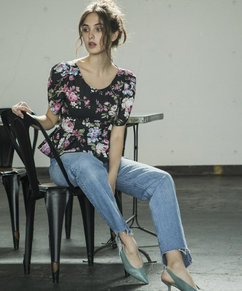 CUTOFF DENIM PANTS